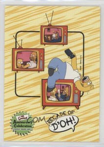 2000 Inkworks The Simpsons Decade of D'oh! Shut Up Simpsons #4 x9h