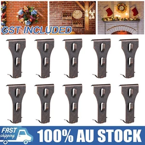 10Pcs Brick Hook Clips Wall Brick Hanger Brick Hook Clips No Drilling Brick AU - Picture 1 of 9