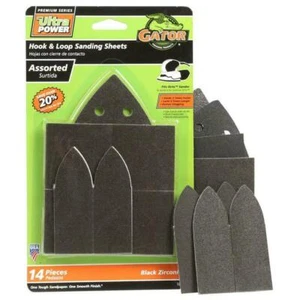 6xGator Hook And Loop Detail Sandpaper Multi Grade Grit Commercial Sanding Sheet - Picture 1 of 1