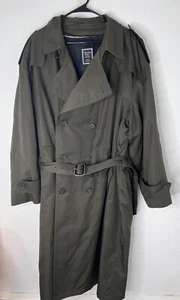 Christian Dior Monsieur Vintage Trenchcoat mit Gürtel abnehmbares Wollfutter Herren 46R - Bild 1 von 6