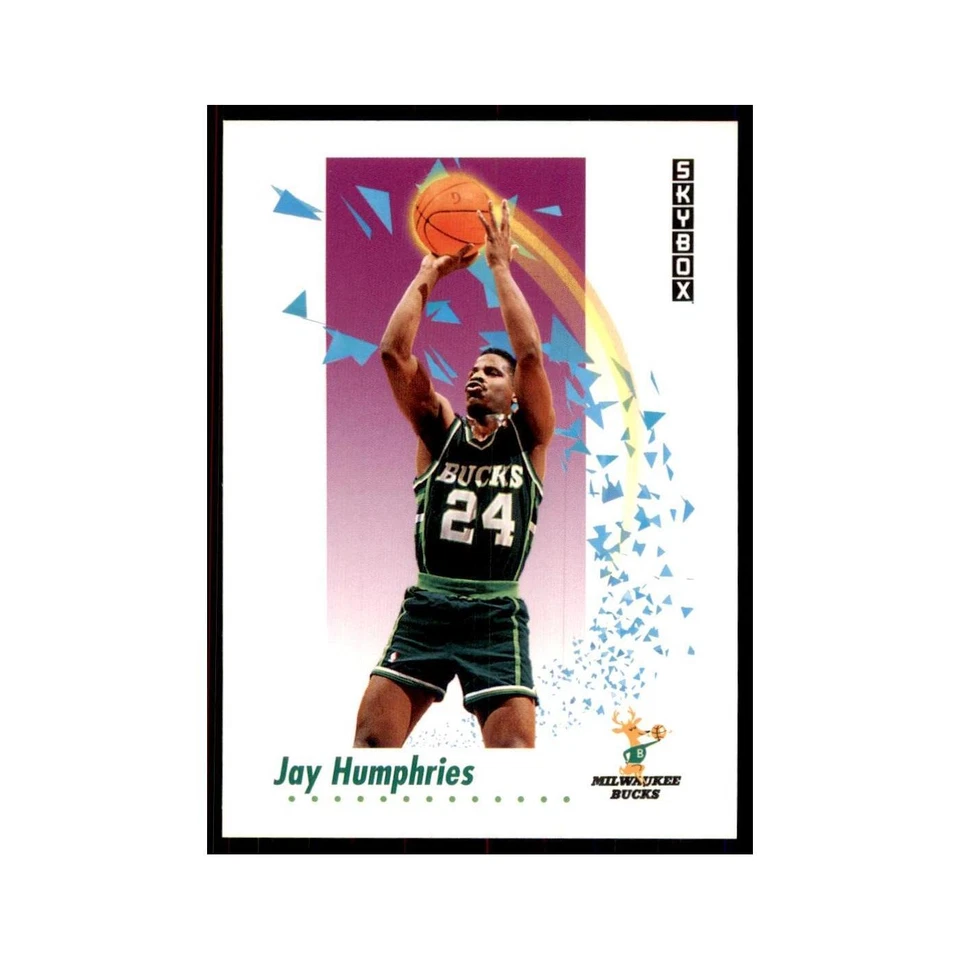 1991 SkyBox Jay Humphries Basketball Cards #158 - Image 1 of 3