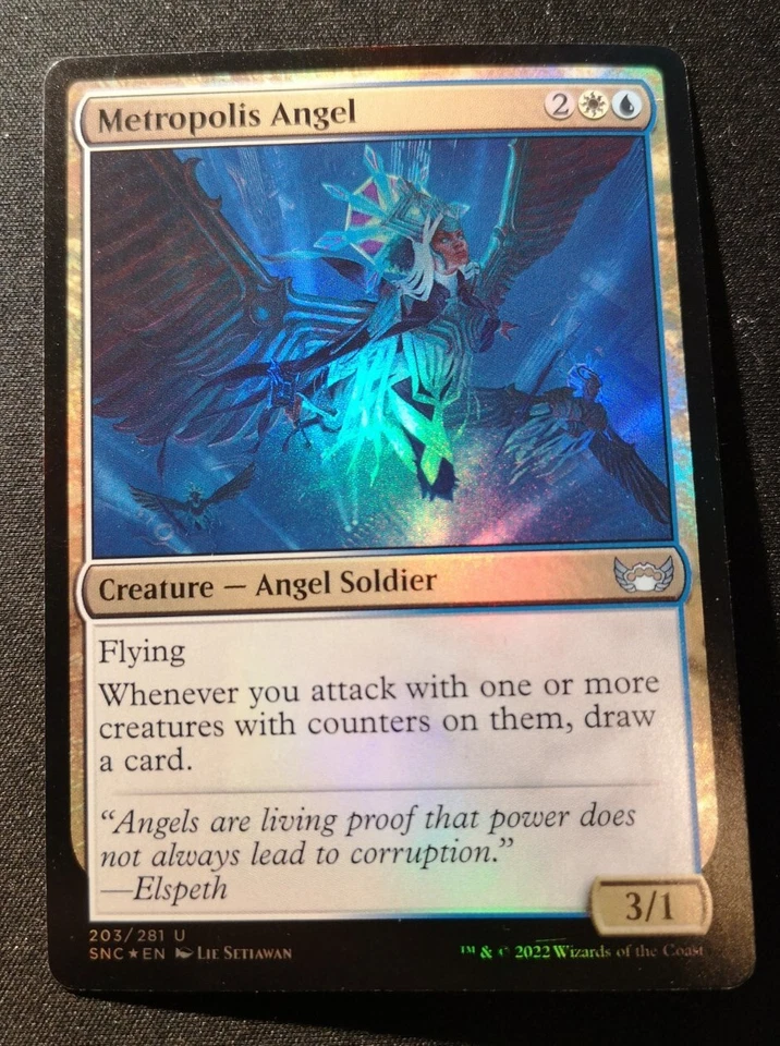 Metropolis Angel - Foil - SNC  - MTG - EN - NM - 203/281 - Image 1 of 1