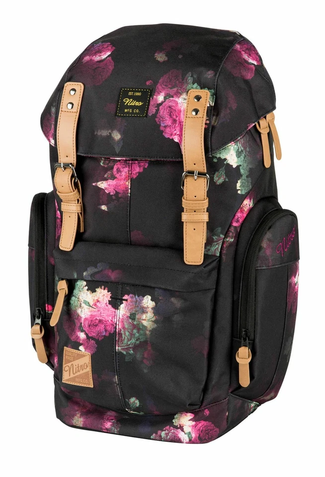 NITRO Daypacker Backpack Rucksack Rucksack Black Rose schwarz - Bild 1 von 3