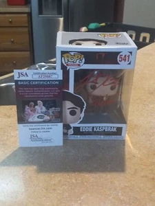 Jack Dylan Grazer signed IT Horror Movie Eddie Kaspbrak Funko Pop JSA AF29887 - Imagen 1 de 8