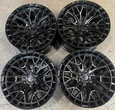 "Ruedas de combustible Sigma de 17"" para GMC Sierra 1500 2015-2025 llantas nuevas 17x9 negras" Foto 1 de 4