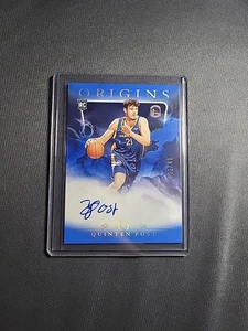 2024-25 Quinten Post Photogenic Origins On Card Auto /49 Color Match RC - Bild 1 von 2