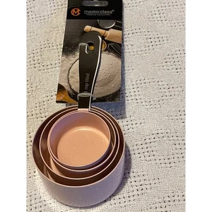 Master Class Messbecher-Set 4-teilig, rosa mit weißen Spezifikationen - Bild 1 von 4