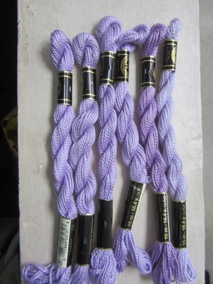 DMC Cotton Perle #3  Light Lavender  Embroidery Floss Thread  15.4 yards - Image 1 of 3