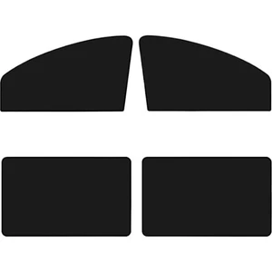 Parasol trasero universal térmico negro magnético para ventana lateral de coche 4 piezas... - Imagen 1 de 13