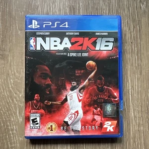 NBA 2K16 Playstation 4 Video Game Lite Scratches Case Damaged No Manual - Picture 1 of 21