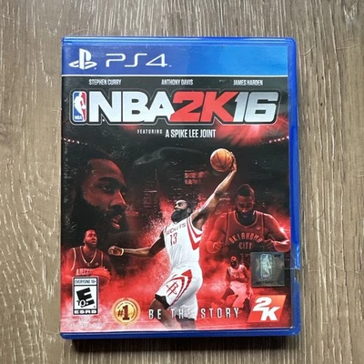 NBA 2K16 Playstation 4 Video Game Lite Scratches Case Damaged No Manual - Image 1 of 4