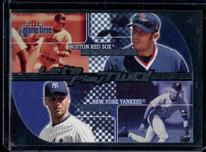 2001 Fleer Game Time #1 LT Nomar Garciaparra / Derek Jeter Let's Play Two - Picture 1 of 2