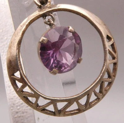 Anhänger Charm Silber 800 altes durchbrochenes Meisterwerk mit Gehänge Zirkonia - Image 1 of 4