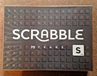 BRAND NEW FACTORY SEALED Mattel Scrabble 70 Years Edition - Image 1 of 2