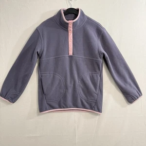 Athleta Girl Cold Snap Sweatshirt Size 12 Kids Purple/Pink - Picture 1 of 7