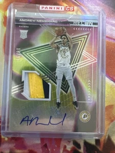 2022-23 Panini Recon Andrew Nembhard Rookie Jersey Patch Auto /99 RPA - Picture 1 of 5