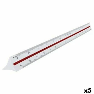 Regla Maped Blanco 30 cm [5 Unidades] - Imagen 1 de 3
