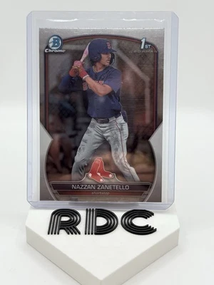 2023 Bowman Draft - Chrome Nazzan Zanetello #BDC-3 (RC) - Image 1 of 2