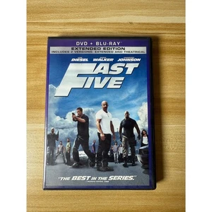 Fast Five DVD + Blu-ray Extended Edition Vin Diesel Paul Walker - Picture 1 of 2