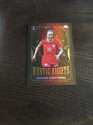 2025 Topps Merlin UEFA Women's EURO Weronika Zawistowska Poland Orange /25 - Image 1 of 2
