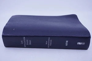 Zondervan NIV 1984 Life Application Study Bible 2005 ~ BONDED LEATHER Red Letter - Imagen 1 de 8