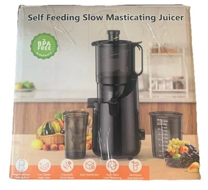Kaltpresse Selbstzuführung Langsam Kauen Entsafter Maschinen BPA Frei 250W JC-30 NEU - Bild 1 von 3