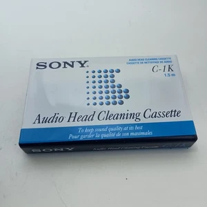 #AF) Sony C-1K Audio Head Cleaning Cassette Sealed 1.5m Tape Made in Japan - Bild 1 von 2