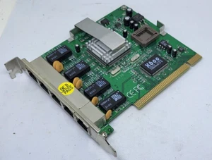 Levelone FNC-0600TXM-E 5 PORT Ethernet PCI Switch Card (BR6.3B5) - Picture 1 of 5