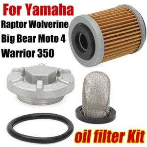 For Yamaha Raptor 350 Warrior Big Bear Wolverine 350 Moto Oil Filter Rebuild Kit - Picture 1 of 12