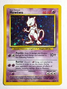 Mewtwo - 10/102 - Pokémon TCG - Base Set Unlimited - HOLO RARE! - Picture 1 of 3