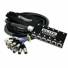 Elite Core 8 X 4 Channel 50' Stage XLR Snake | 8 Sends | 4 Returns PS8450