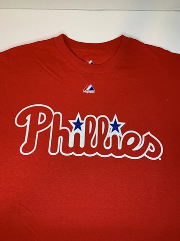 Philadelphia Phillies MLB Majestic Authentic Collection T-shirt  XtraLarge XL Cover