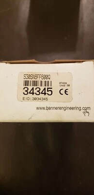 BANNER ENGINEERING S30SN6FF600Q / 34345 (BRAND NEW) - Image 1 of 2