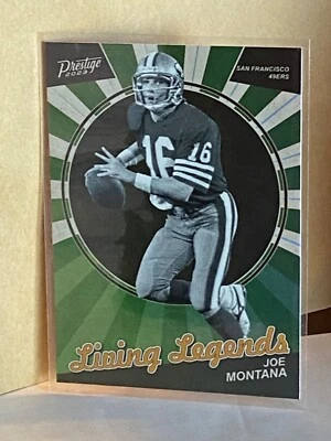 2023 Panini - Prestige Football - Living Legends #23 Joe Montana Nice - Image 1 of 2