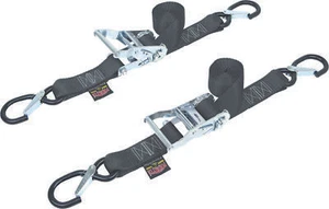 Powertye Black 1 1/2in. Ratchet with Safety Latch Hooks 30572-S - Picture 1 of 1