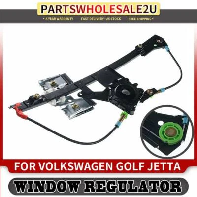 Регулятор заднего левого стеклоподъемника без двигателя для Volkswagen Golf Jetta 1993-1999 - Изображение 1 из 4