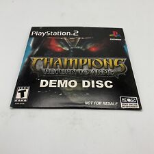 Champions Return To Arms DEMO DISC Game Sony Playstation 2 2004