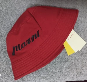 Marni Logo Embroidered Bucket Hat SZ.M *Very Rare* Limited Release NWT - Picture 1 of 5