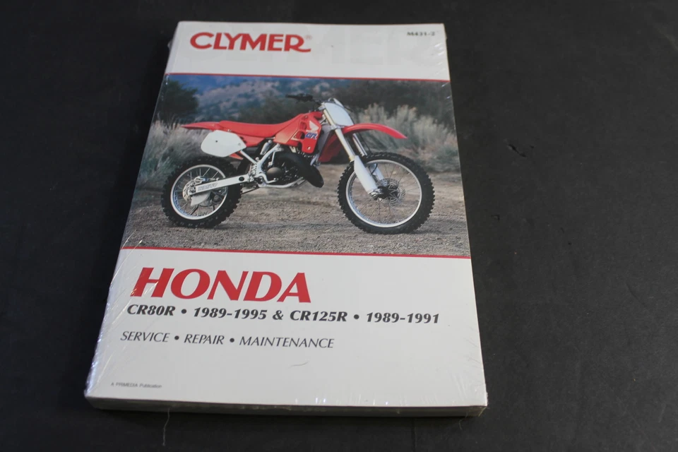 NEW Honda CR80R 1989-1995 & CR125R 1989-1991 Service Manual Clymer M431-2 - Image 1 of 4
