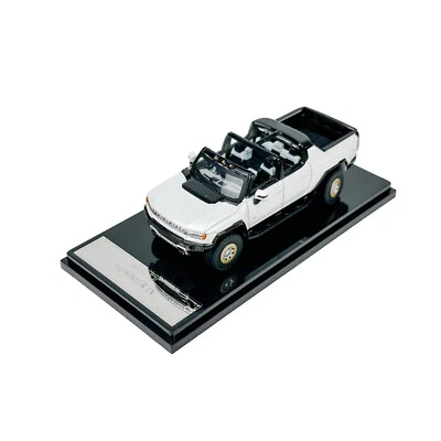 1/64 Scale GCD Hummer EV Pickup Truck White Diecast Model Collection Kids Gift - Image 1 of 4