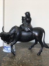 New listing
Fine Antique 18th Century Chinese Bronze Censor Boy Riding Ox For Restoration