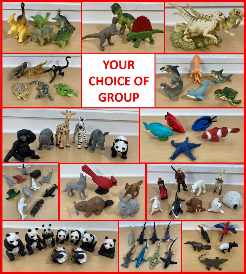 Safari Ltd. Carnegie Authentics Habitat Toob y lotes individuales de figuras de animales de PVC Foto 1 de 1