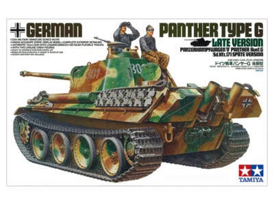 TAMIYA 1/35 Military Miniature Series n.176 German Panther Type G Late Version - Immagine 1 di 4