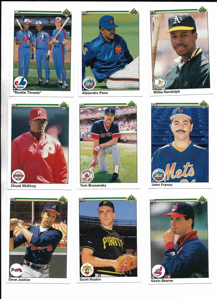 1990 Upper Deck HIGH # SERIES Pick-A-Card Walker Justice Candelaria Leyritz +++ - Image 1 of 1