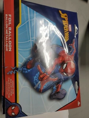 Lote de 4 globos de aluminio de cumpleaños SuperShape de Marvel Spider-Man 17 x 29 Foto 1 de 3