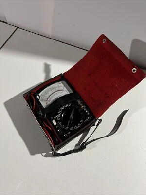 Medidor de prueba electrónico WR 145-0254 voltios/ohmios/miliamperios con multímetro de estuche (Joe) Foto 1 de 4