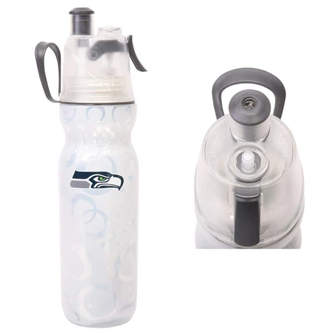 NFL Seattle Seahawks Mist ‘N Sip 20 oz. Squeeze Sports Bottle BPA Free Cover