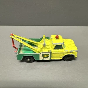 VINTAGE ORIGINAL MATCHBOX BP DODGE WRECK TRUCK GAS OIL LESNEY ENGLAND #13 - Picture 1 of 7