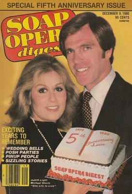 Soap Opera Digest Dec 9, 1980 JUDITH LIGHT-MICHAEL STORM-5th ANNIVERSARY ISSUE - Image 1 of 4