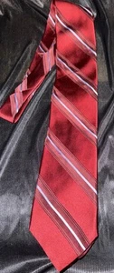 Ike Behar Men's Silk Tie Red - Picture 1 of 10